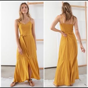 & Other Stories Belted Maxi Dress